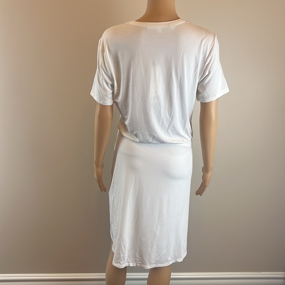 Veronica Beard White Bernice Tie Front Dress - Picture 3 of 4